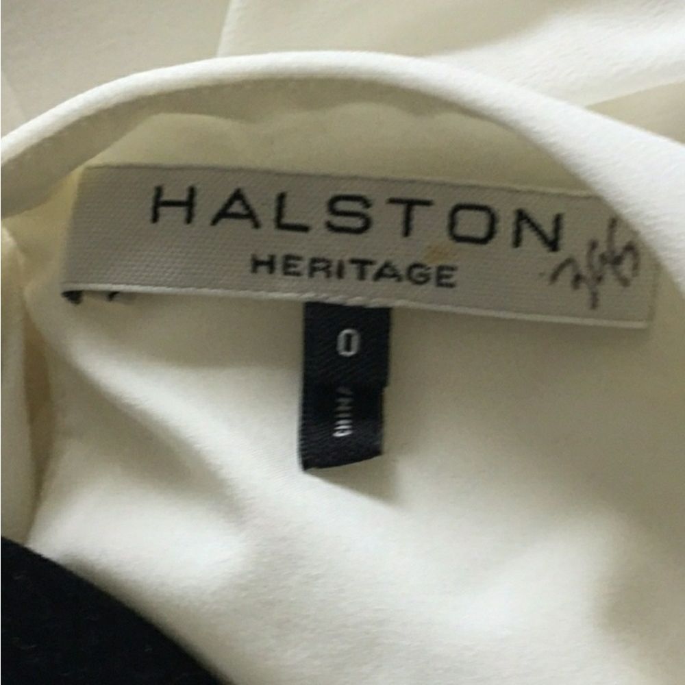 Cape Sleeve Cocktail Dress Halston Heritage - Picture 8 of 8